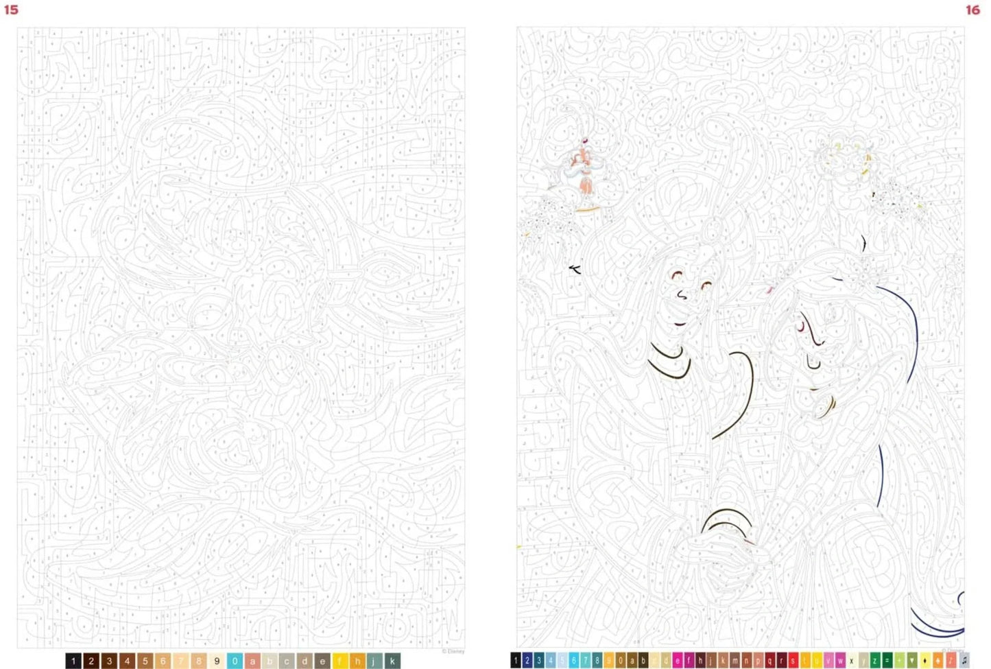 Histórias de Amor - Pintura por Números