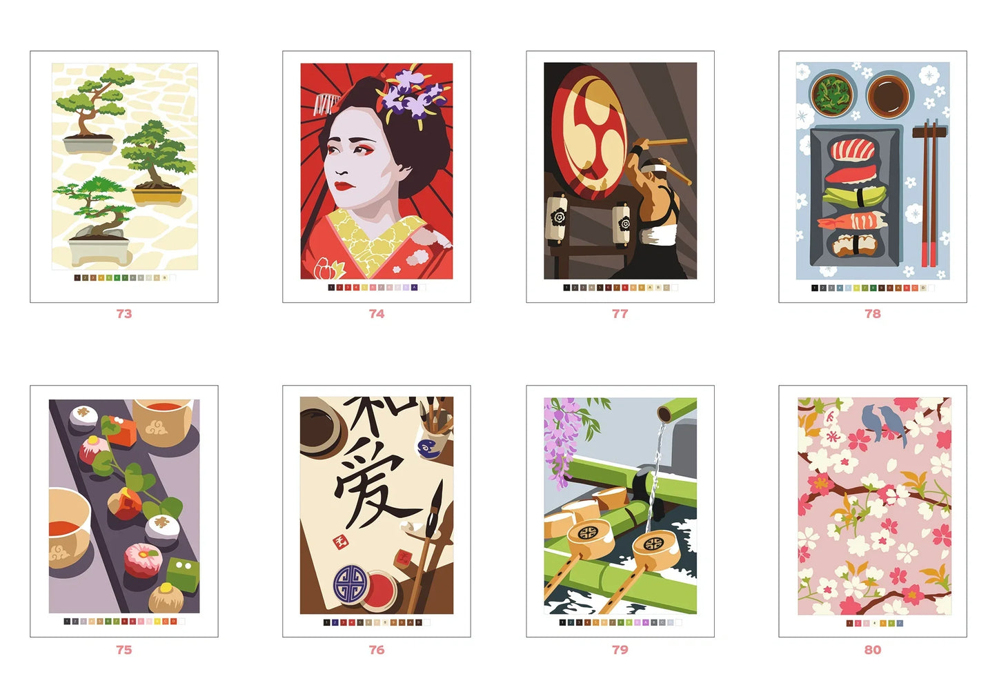 Japão - Pintura por Números