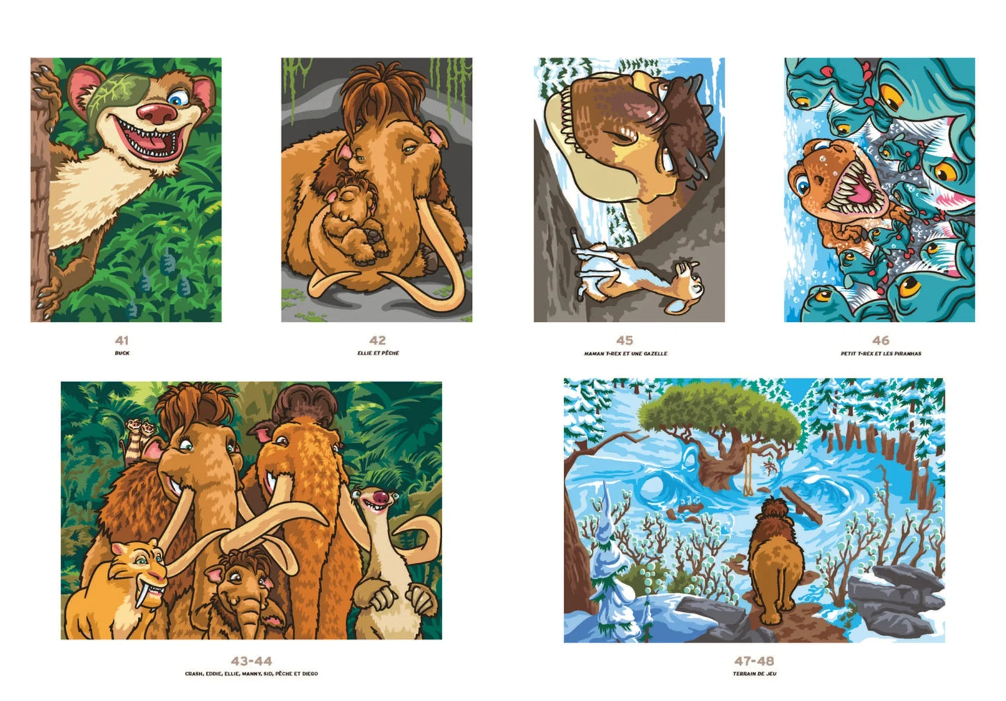 Era do Gelo - Pintura por Números