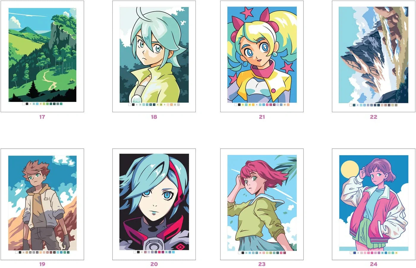 Mangás - Pintura por Números