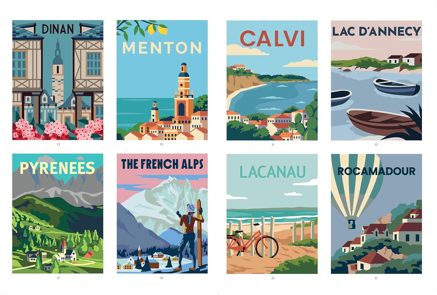 Tour pela França - Pintura por Números