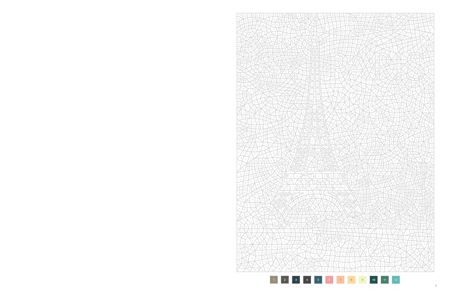 Tour pela França - Pintura por Números