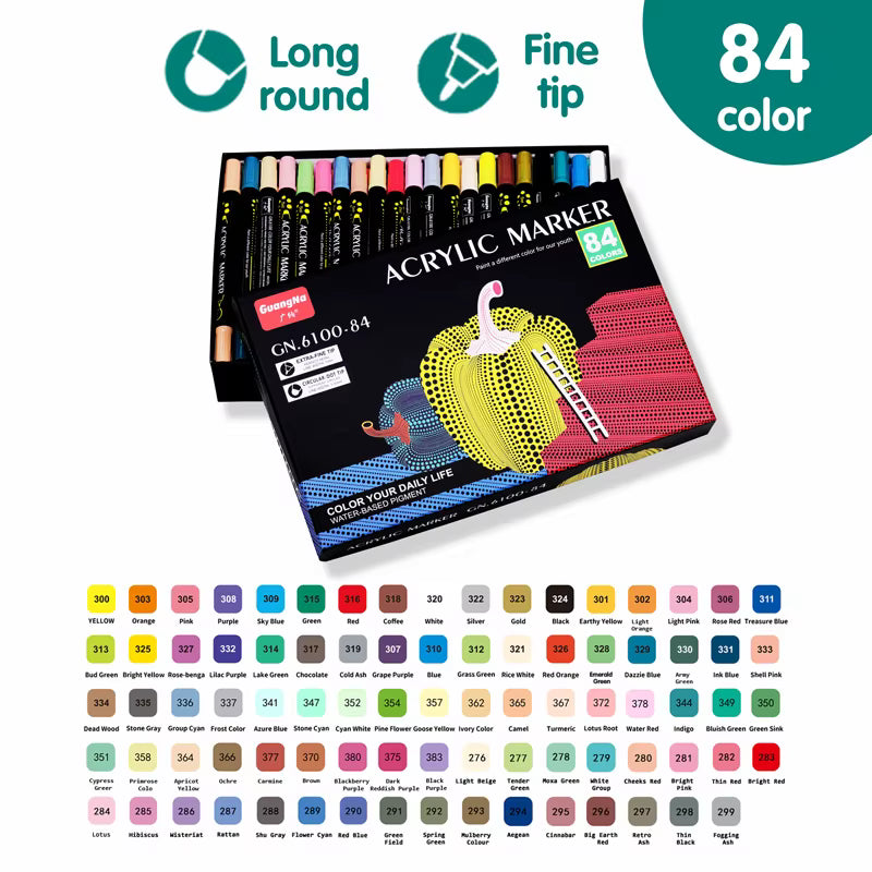 Rotuladores ArtDual Acrílicos - punta doble (pontilismo)