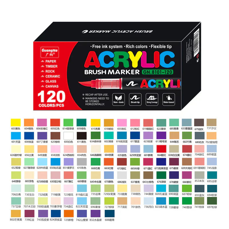 Rotuladores Acrílicos Tipo Brush