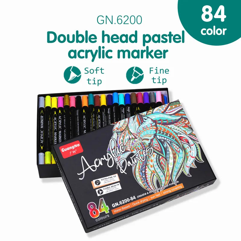 Rotuladores ArtDual Acrílicos - punta doble (pontilismo)