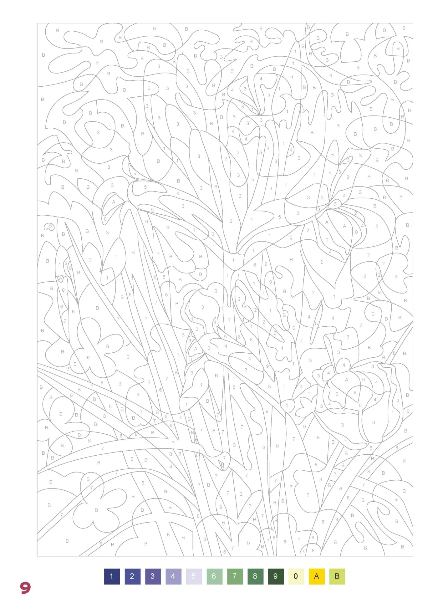 Flores - Pintura por Números