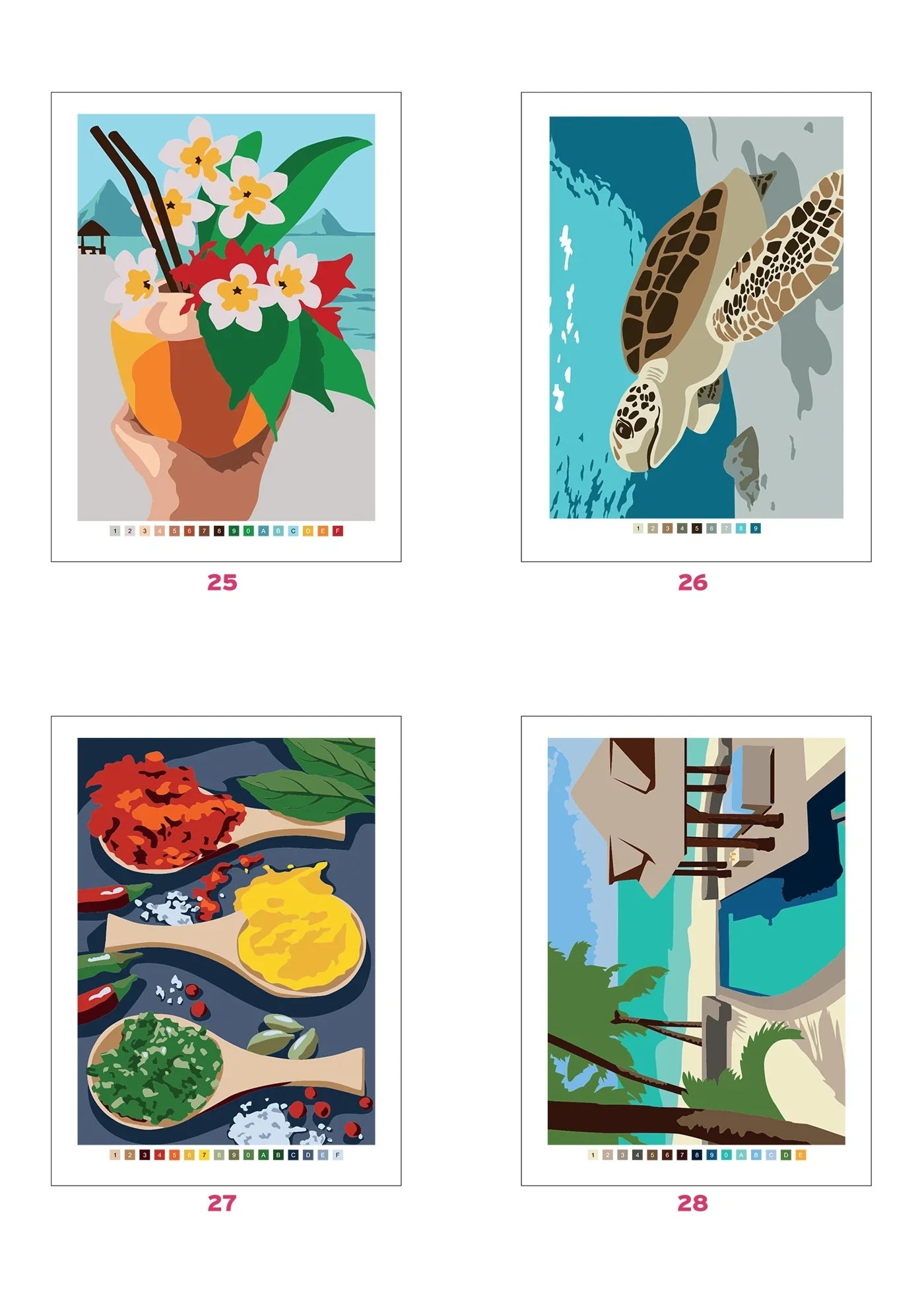 Trópicos - Pintura por Números