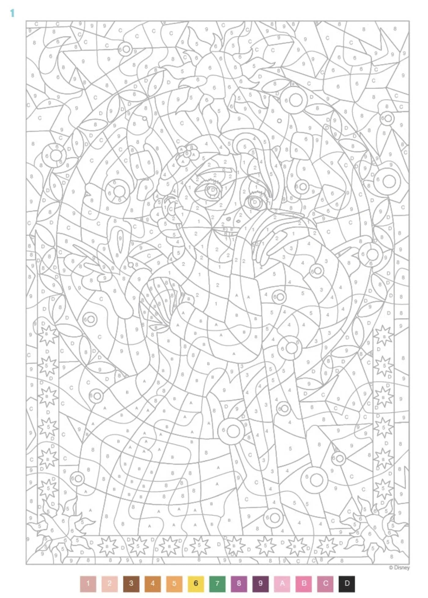 Disney Vitral - Pintura por Números