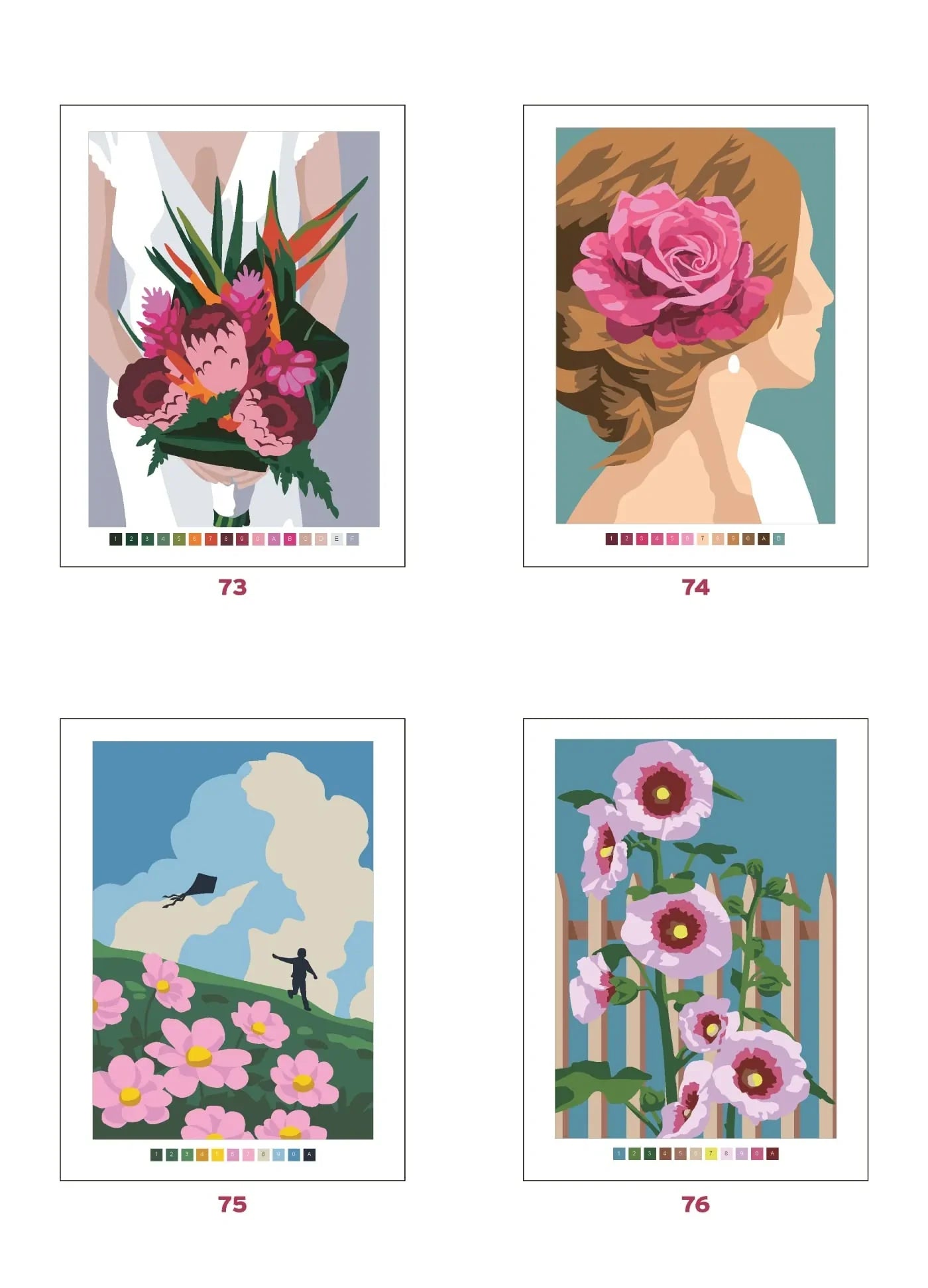 Flores - Pintura por Números